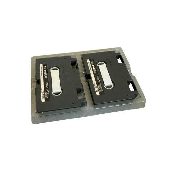 Sharp EA-831RB Ribbon Cassette Intelliwriter Dual Pack PA-950W/B PA-1050 Black - Picture 9 of 10